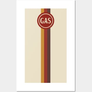 Retro Gas Station 2 Posters and Art